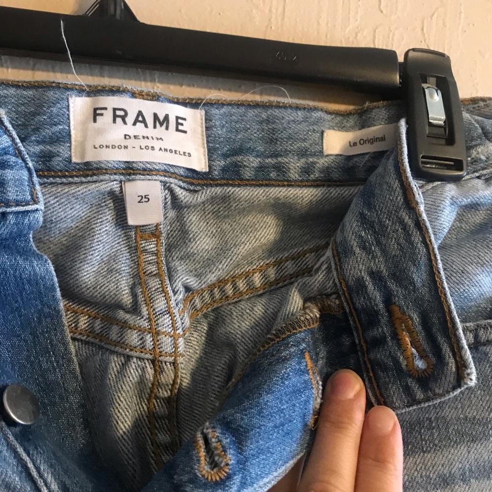 3/$30 Frame Le Original Cropped Jeans - Picture 4 of 8